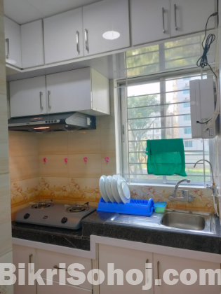 Rent Furnished Two Bedroom Apartment in Bashundhara R/A